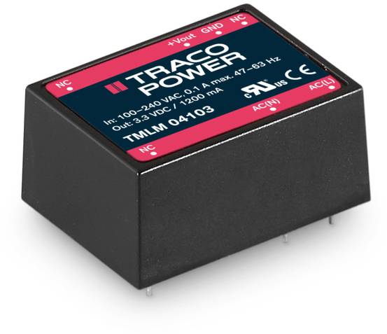 AC/DC-Printnetzteil TracoPower TMLM 04105 5 V/DC 0.8 A 4 W