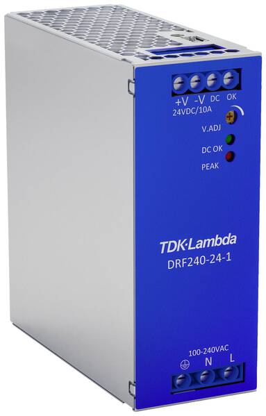 TDK-Lambda DRF240-24-1 Hutschienen-Netzteil (DIN-Rail) 24 V/DC 240 W Anzahl Ausgänge:1 x Inhalt 1 St.
