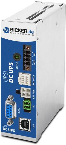 Bicker Elektronik UPSI-2406D Industrielle USV-Anlage (DIN Rail)