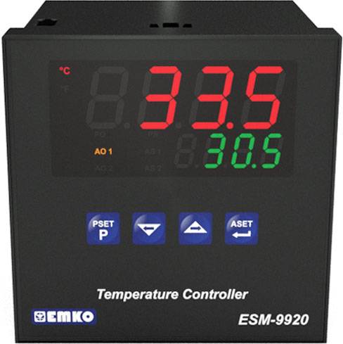Emko ESM-9920.5.20.0.1/01.02/0.0.0.0 2-Punkt, P, PI, PD, PID Temperaturregler Pt100, J, K, R, S, T -200 bis 1700 °C Rela