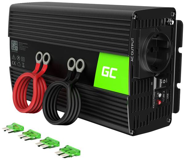 Green Cell Wechselrichter INV08 1000 W 12 V - 230 V