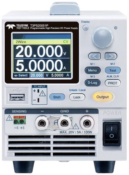Teledyne LeCroy T3PS20051P Labornetzgerät, einstellbar 0 - 20 V 0 - 5 A 100 W Anzahl Ausgänge 1 x