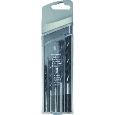 FORTIS - Holzspiralbohrer-Satz 5-teilig 4-10mm