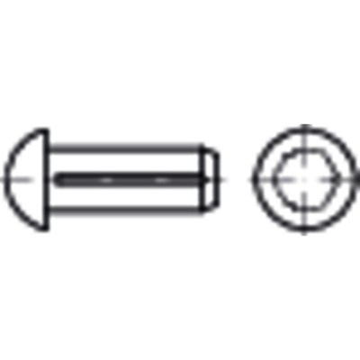 NOBRAND - Halbrundkerbnagel DIN 1476 Stahl blank ø4 x 10mm