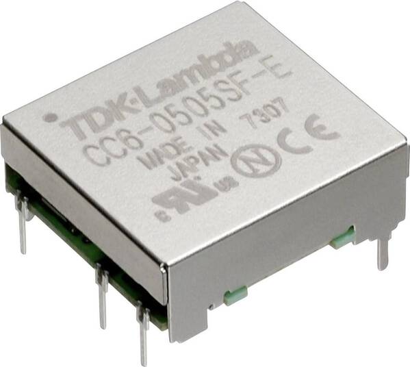 TDK-Lambda CC6-1212SF-E DC/DC-Wandler, Print 12 V/DC 12 V/DC, 15 V/DC 0.5 A 6 W Anzahl Ausgänge: 1 x Inhalt 1 St.