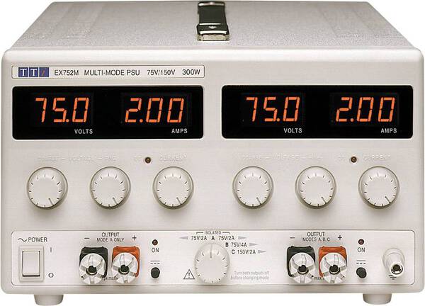 Aim TTi EX752M Labornetzgerät, einstellbar 0 - 150 V/DC 0 - 2 A 300 W Anzahl Ausgänge 2 x