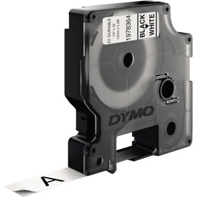 DYMO® - Schriftbandkassette D1 1978364 12mm x 5,5m schwarz auf weiß