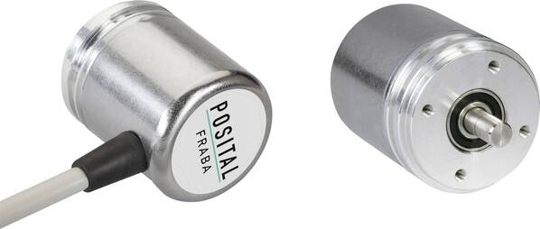 Posital Fraba Absolut Drehgeber 1 St. UCD-SLF2B-0016-R06A-2RW Magnetisch Synchronflansch 36 mm