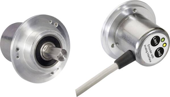 Posital Fraba Absolut Drehgeber 1 St. UCD-S401G-1212-M12A-2RW Magnetisch Klemmflansch 58 mm