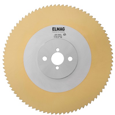 ELMAG - Sägeblatt HSS / DMo5 / TiN Beschichtet TiN 315x2,5x32mm T4