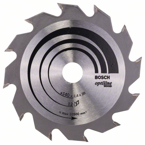 BOSCH Kreissägeblatt Optiline Wood. Für Handkreissägen