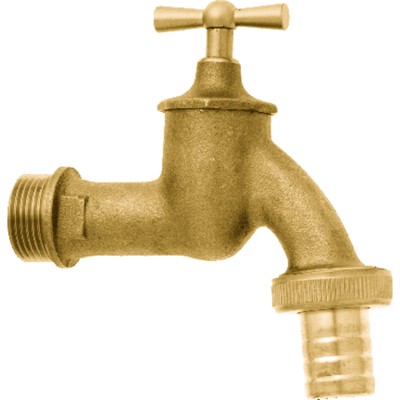 GEKA® - Wasserhahn, MS vc. matt, AG G1/2", mit Schlauchtülle 1/2"