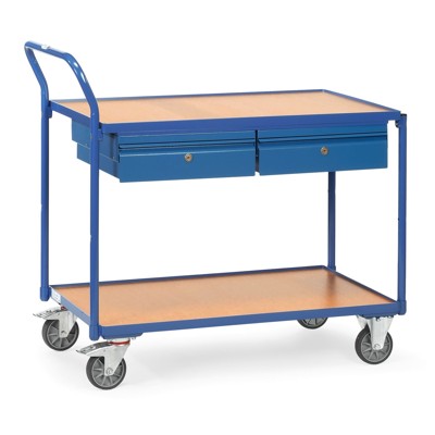fetra® - Tischwagen 2622, 2 Ebenen, Tragkraft 300kg