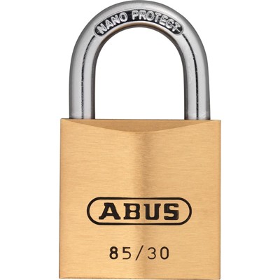 ABUS - AV-Vorhangschloss 85/30, Messing massiv