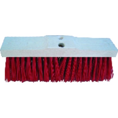 A&S - Qualitätsbesen Elaston 40cm, kräftiges Holz, 2 Stiellöcher