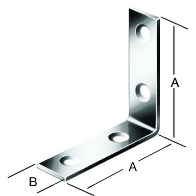Vormann - Stuhlwinkel Stahl verzinkt, 25 x 15mm, innen versenkt