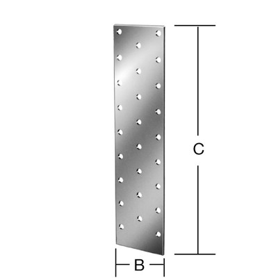 Vormann - Lochblech Stahl sendverz. 120mm x 40mm x 2mm mit CE? Ja