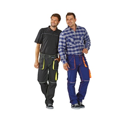 Planam - Bundhose anthrazit/gelb, Größe 27