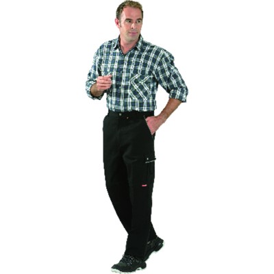 Planam - Bundhose 2124 schwarz/schwarz, Größe 52