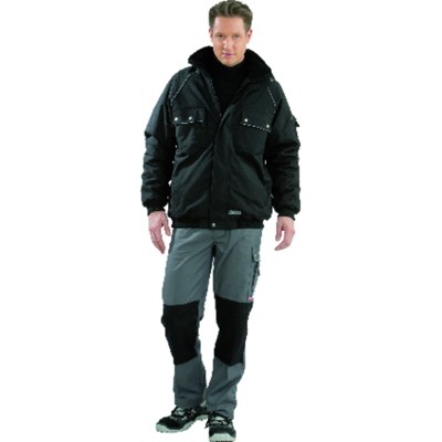 Planam - Winterjacke 2184 schwarz/schwarz, Größe XL