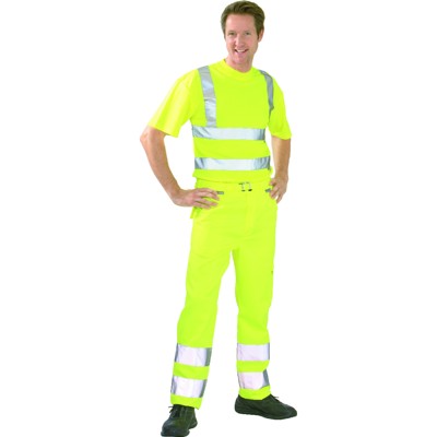 Planam - Bundhose 2012 warngelb, Größe 42