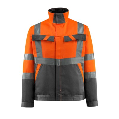 MASCOT® - Warnschutzjacke Forster 15909-948, warnorange/dunkelanthrazit, Größe 3XL