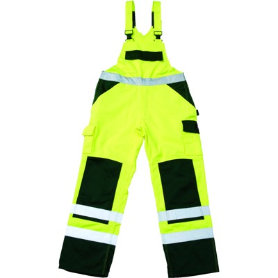 MASCOT® - Warnschutz-Latzhose Barras 07169-470, warngelb/grün, Größe C54, 90