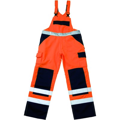 MASCOT® - Warnschutz-Latzhose Barras 07169-860, warnorange/anthrazit, Größe C62, 90