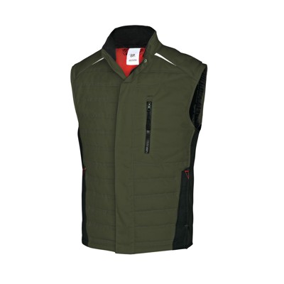 BP® - Thermoweste 1986 570, oliv/schwarz, Größe L