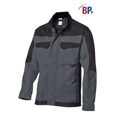 BP® - Arbeitsjacke 2432 820 dunkelgrau/schwarz, Größe 60/62n