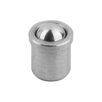 KIPP - Druckstück, 8x9mm, Kugel, ES, ES, gehärt.