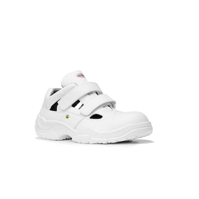 ELTEN - Sicherheitssandale WHITE Easy Low ESD S1 SRC, Größe 39