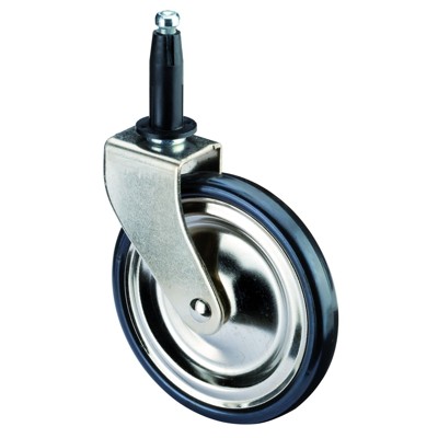 BS ROLLEN - Teewagenrolle, Ø 50 mm, Radbreite 9 mm, Tragkraft 8 kg, Bauhöhe 54 mm, Ausladung