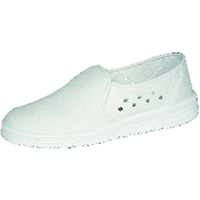 ABEBA® - Berufsslipper air cushion 2370, O1 SRA, weiß, Größe 39