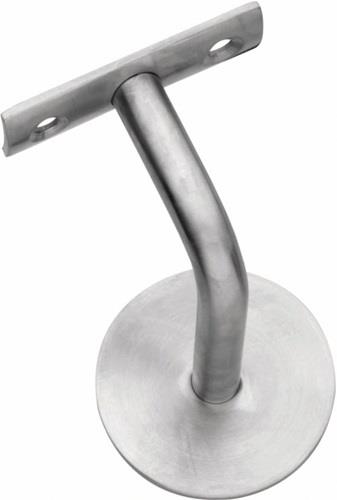 INTERSTEEL Handlaufträger VA ma D.Wandplatte 60mm gewölbte Auflage INTERSTEEL