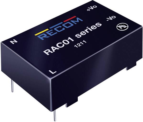 AC/DC-Printnetzteil RECOM RAC01-05SC 5 V/DC 0.2 A 1 W