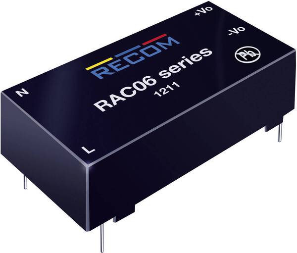 AC/DC-Printnetzteil RECOM RAC06-12SC 12 V/DC 0.5 A 6 W