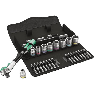 Wera® - 8100 SB 9 Zyklop Speed-Knarrensatz, 3/8"-Antrieb, zöllig, 29-teilig