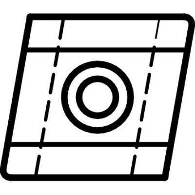 GÜHRING® - Wendeschneidplatten CNHX 160604TR-130 / VHM / blank / Werksnorm