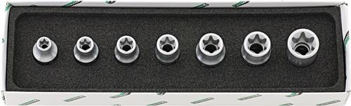 STAHLWILLE Steckschlüsselsatz 50TX/7 7-tlg.1/2 Zoll E10-E24 STAHLWILLE