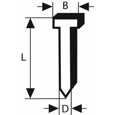 Bosch - Senkkopf-Stift 64-34 32 G, 32mm, verzinkt (2608200519)