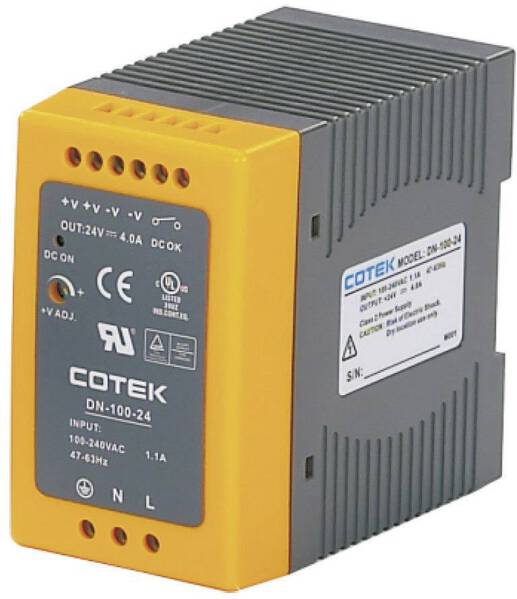 Cotek DN 100-15 Hutschienen-Netzteil (DIN-Rail) 15 V/DC 6.4 A 96 W Anzahl Ausgänge:1 x Inhalt 1 St.