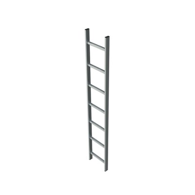 ZARGES - Schachtleiter feuerverzinkt 4Sp, B innen 400 außen 440mm, L 1.120mm