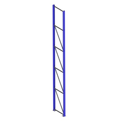 META® - Ständer 85/20 5500 x 800mm RAL 5010 kpl. mutipal S mit Schlüssellochung
