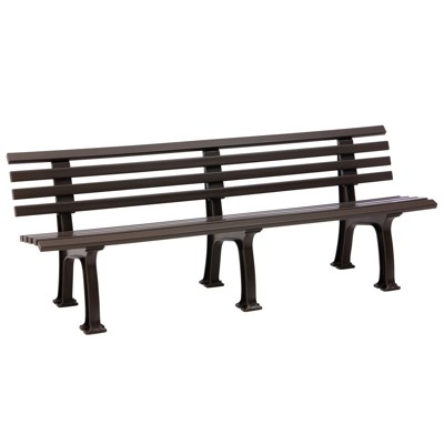 Bank Modell Juist 4 Sitzer braun 200 cm