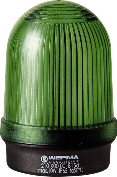 Werma Signaltechnik Signalleuchte 210.200.00 210.200.00 Grün Dauerlicht 12 V/AC, 12 V/DC, 24 V/AC, 24 V/DC, 48 V/AC, 4