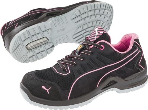 PUMA Damensicherheitsschuh Fuse TC Pink Wns Low Gr.37 schwarz/pink Mikrofaser/Mesh