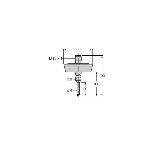 Turck 9910432 TP-504A-DN25K-H1141-L100 Temperatursensor