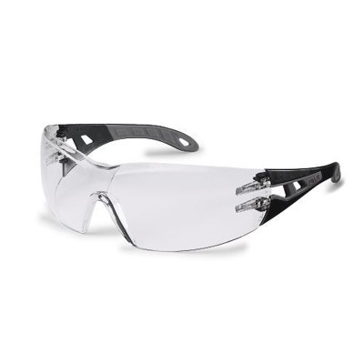 uvex - Schutzbrille pheos farblos supravision extreme schwarz/grau