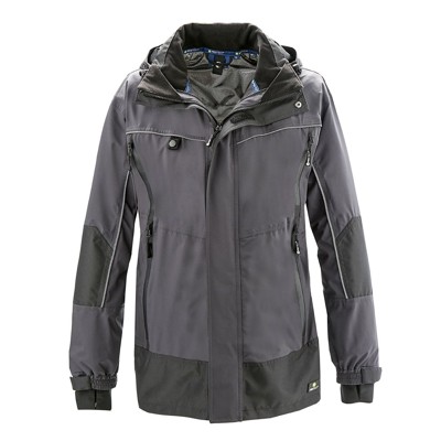 4Protect® - Wetterschutz-Jacke PHILLY, grau/schwarz, Größe 5XL